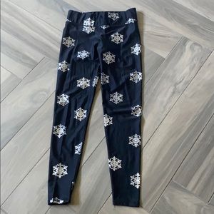 Terez snowflake leggings VGUC